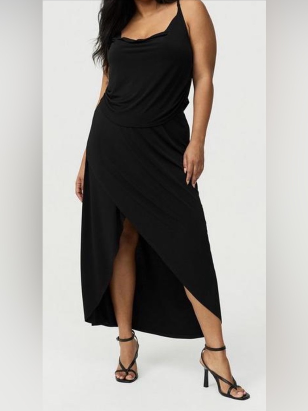 torrid Cowl Neck Maxi Skirt Set size 00 M/L 10